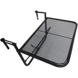Outsunny Balkonhängetisch 60 x 56,5 x 45 cm schwarz