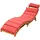 Merxx Ipanema Sonnenliege 96 x 54 x 30 cm Rot/Beige