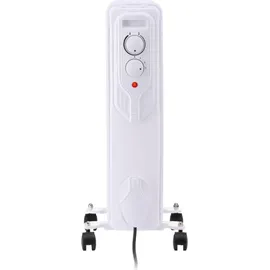 ROWI Silvercrest Ölradiator Heizkörper 3 Heizstufen bis 1500 W Weiß - Weiß