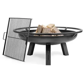 Cook King Feuerschale PORTO Ø 70 cm Schwarz