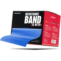 Widerstandsband - Fitnessband - 25 Meter - blau 6 KG