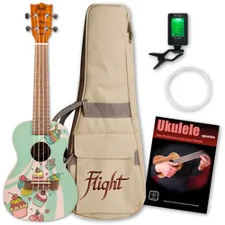 Flight AUC-33 Cupcake Konzert Ukulele Set