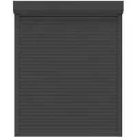 vidaXL Rollladen Anthrazit 120 x 150 cm Aluminium und Polyurethan
