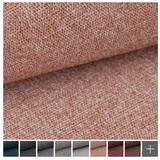 novely® Stoff novely® JUKENAU, Melange Möbelstoff Polsterstoff, Mediterran Stoffe rosa