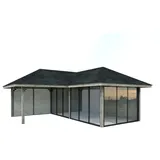 Palmako Bianca 5,88 x 3,19 m Grau
