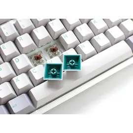 Ducky One 3 TKL Gaming Tastatur, RGB LED - MX-Brown (DE, Kabelgebunden), Tastatur, Grau
