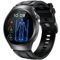 Smartwatch Herren EKG+HRV Blutdruck Herzfrequenz: Smart Watches Uhr Schwarz 1,43" Rund AMOLED Gesundheitsuhr ECG Armbanduhr Wasserdicht Schrittzähler Telefonfunktion Fitnessuhr Uhren Android iOS