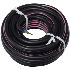 Zenitech Stromkabel U1000r2v 3g1,5 Schwarz - 10m