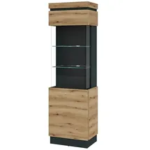 möbel jack Vitrine Corte 60 x 40 x 201 cm Braun