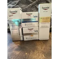 Eucerin Hyaluron-Filler 4 Teiliges Set, Tages/Nachtcreme, Augenpflege, Serum Neu