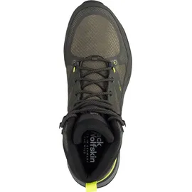 Jack Wolfskin Force Striker Texapore Mid Herren Lime/Dark Green 42