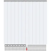 Vevor Streifenvorhang 243 x 182 cm Transparent