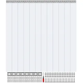 Vevor Streifenvorhang 243 x 182 cm Transparent