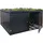 MCW 4er-Fahrradgarage, Fahrradbox, abschließbar, verzinkter Stahl, 126x220x210cm, Anthrazit