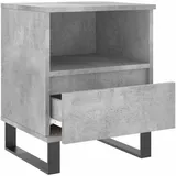 vidaXL Nachtschrank 40 x 35 x 50 cm Betongrau