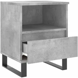 vidaXL Nachtschrank 40 x 35 x 50 cm Betongrau
