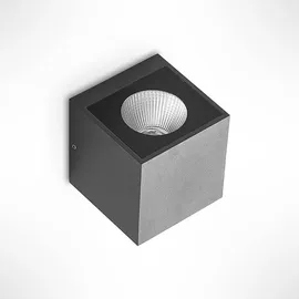 ARCCHIO Außenwandleuchte Aluminium 12,5 cm 2-flammig schwarz