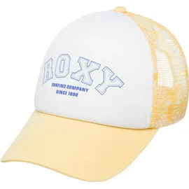 Roxy Donut Spain Trucker Cap Banana Cream Tropical Tile weiß One Size