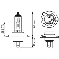 Bosch Glühlampe, Nebelscheinwerfer Ultra White BL 1 987 301