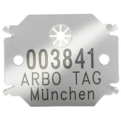 Arbo-Tag-Plättchen Standard