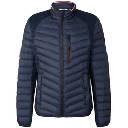 Tom Tailor Jacke Hybrid Steppjacke mit Stehkragen und Reißverschluss