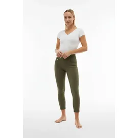 Freddy Leggings "NOW SKINNY YOGA", Damen, Gr. XL (42), N-Gr, grün (khaki), Obermaterial: 85% Polyester, 15% Elasthan, figurbetont, Hosen Leggings, mit Lifting & Shaping Effekt