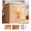 Sauna WEKA Bergen 1, beige (natur), ohne Ofen, (ohne Ofen), Saunen, ohne Ofen