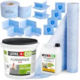 Hangato GmbH Dichtset für Duschabdichtung 20 kg Flüssigfolie Dichtband