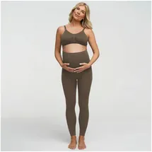 cfab Umstandsleggings in Taupe – Gr.: L