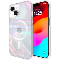 CASEMATE Soap Bubble MagSafe Backcover Apple iPhone 15, iPhone 14, iPhone 13 Transparent, Fluoreszie