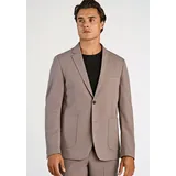 Lindbergh Sakko Relaxed Fit", Herren, Gr. L, deep sand mel, Obermaterial: 65% Polyester, 31% Viskose, 4% Elasthan. Futter: 100% Polyester, Sakkos