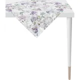 APELT Mitteldecke APELT "6448 SPRINGTIME, Frühjahrsdeko, Frühling" Gr. 1, bunt (weiß, flieder, grün), B:88cm L:88cm, Baumwolle, Polyester, Tischdecken, Mitteldecke, Digitaldruck