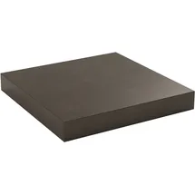Impuls Küchen Arbeitsplatte 4 cm stark, in vielen Breiten, passend zu allen Serien, von vier Seiten ummantelt grau 130 cm x 4 cm x 60 cm
