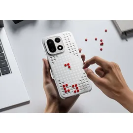 OnePlus 15 5G Hole-Pattern Magnetic Hülle grau