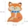 Relaxdays Pinata Fuchs mit Stab und Maske 45 cm x 31 cm x 9 cm Mehrfarbig