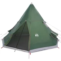 vidaXL Tipi Campingzelt 4 Personen Grün