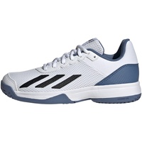 adidas Courtflash Tennis Shoes-Low (Non Football), FTWR White/core Black/Crew Blue, 30.5 EU - 30.5 EU