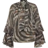 Vera Mont Chiffonbluse mit Volant Braun 44
