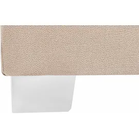 DOMO collection Couch Kunstleder 3-Sitzer Beige