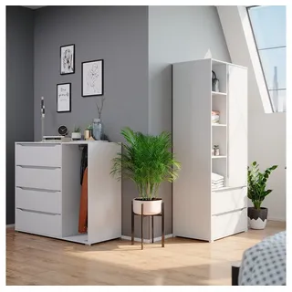 Vicco Highboard Ruben 120 x 101,9 x 48 cm Weiß