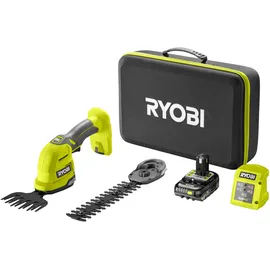 RYOBI Akku-Gras- Strauchschere ONE+ 18 V, 1 x 2 Ah Akku
