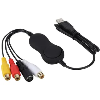 Topiky Game Capture Card, Cinch auf USB 2.0 Analog Video Grabber Adapter 1080P HD Recorder Kompatibel mit für Mac, für Linux