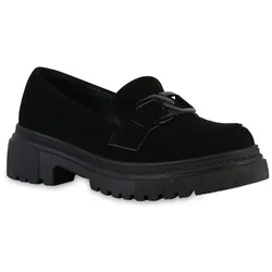 Damen Plateauschuhe in Schwarz