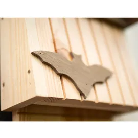 Siena Garden Fledermauskasten Nachtflatter Kiefer FSC 100%, 25x9x39 cm