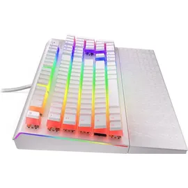 endorfy Omnis Pudding Onyx - Kabelgebunden - USB - Mechanischer Switch - QWERTY - RGB-LED - Weiß - Weiß