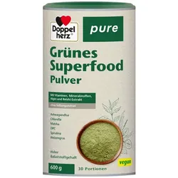 DOPPELHERZ Grünes Superfood pure Pulver 600 g