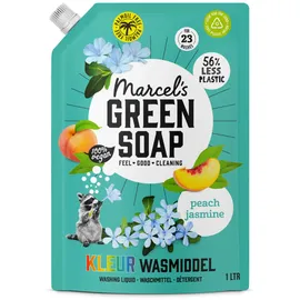 Marcel's Green Soap Farbwaschmittel Nachfüllbeutel Pfirsich & Jasmin 1L 23 WL