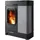 Oranier Calimo XL Stahl Schwarz/Abdeckplatte Speckstein