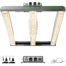 Mars Hydro 2025 led Pflanzenlampe FC-E1500 LED Grow Lampe 150W Vollspektrum Grow Light Dimmbare Daisy Chain Wachstumslampe für Gemüse Blume 75x75CM Abdeckung
