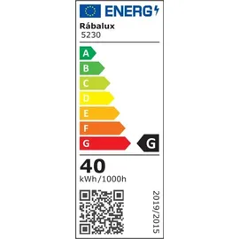 Rabalux 5230 - LED-Deckenleuchte Celinda LED/40W/230V - Mattes Chrom/Weiß
